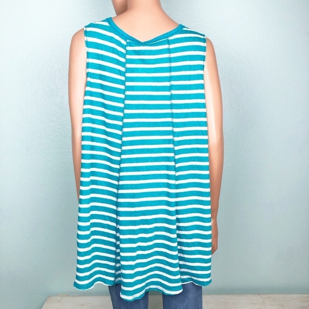 Free People Beach house Tank Top Striped SzXS-S - Picture 4 of 8